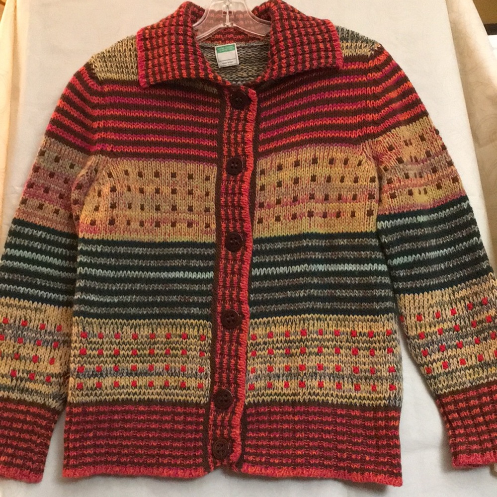 Cardigan Sweater Jacket by Benetton